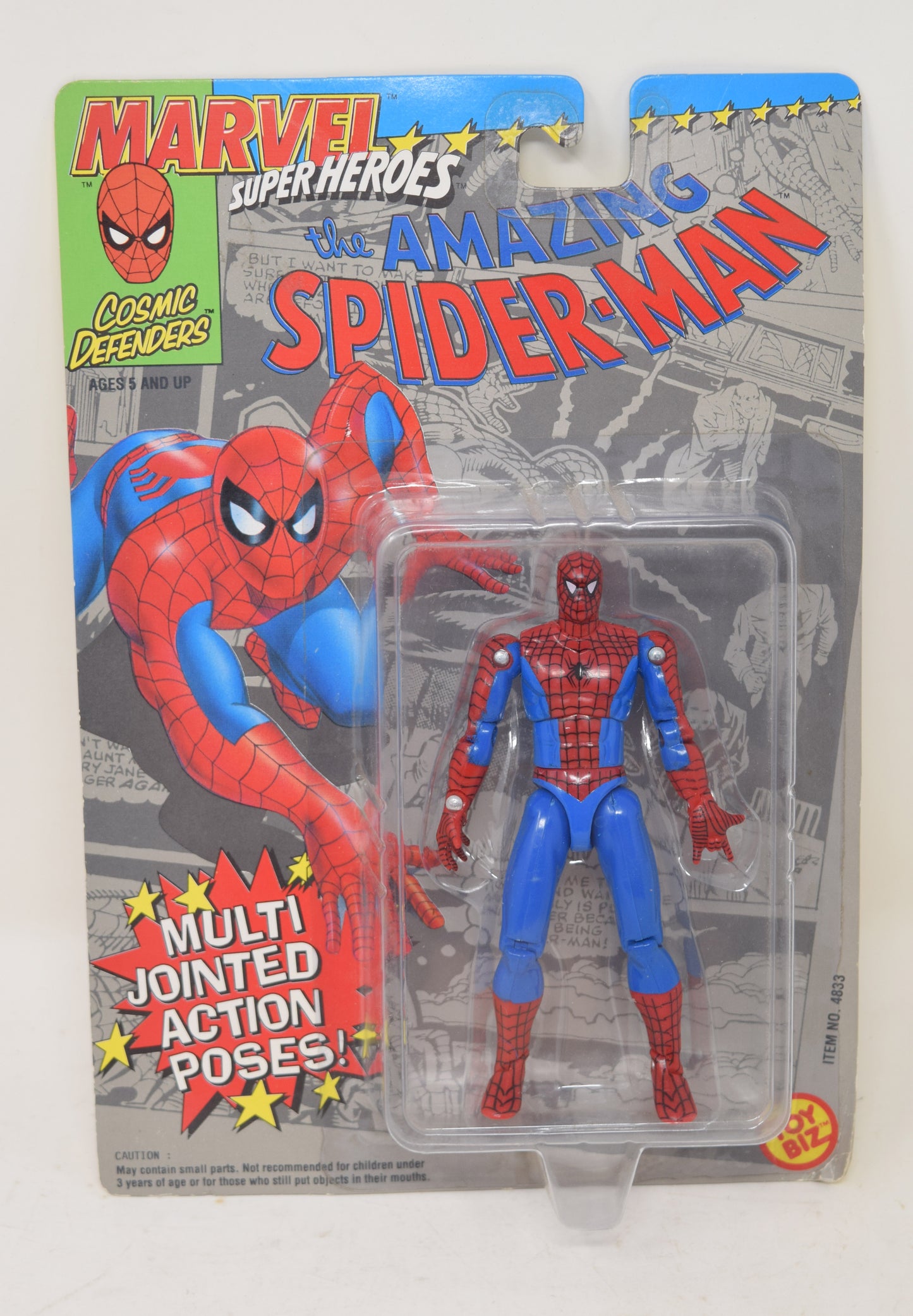 Spider-Man Multi Jointed Action Figure Marvel Super Heroes Toy Biz 199 –  Golden Apple Comics