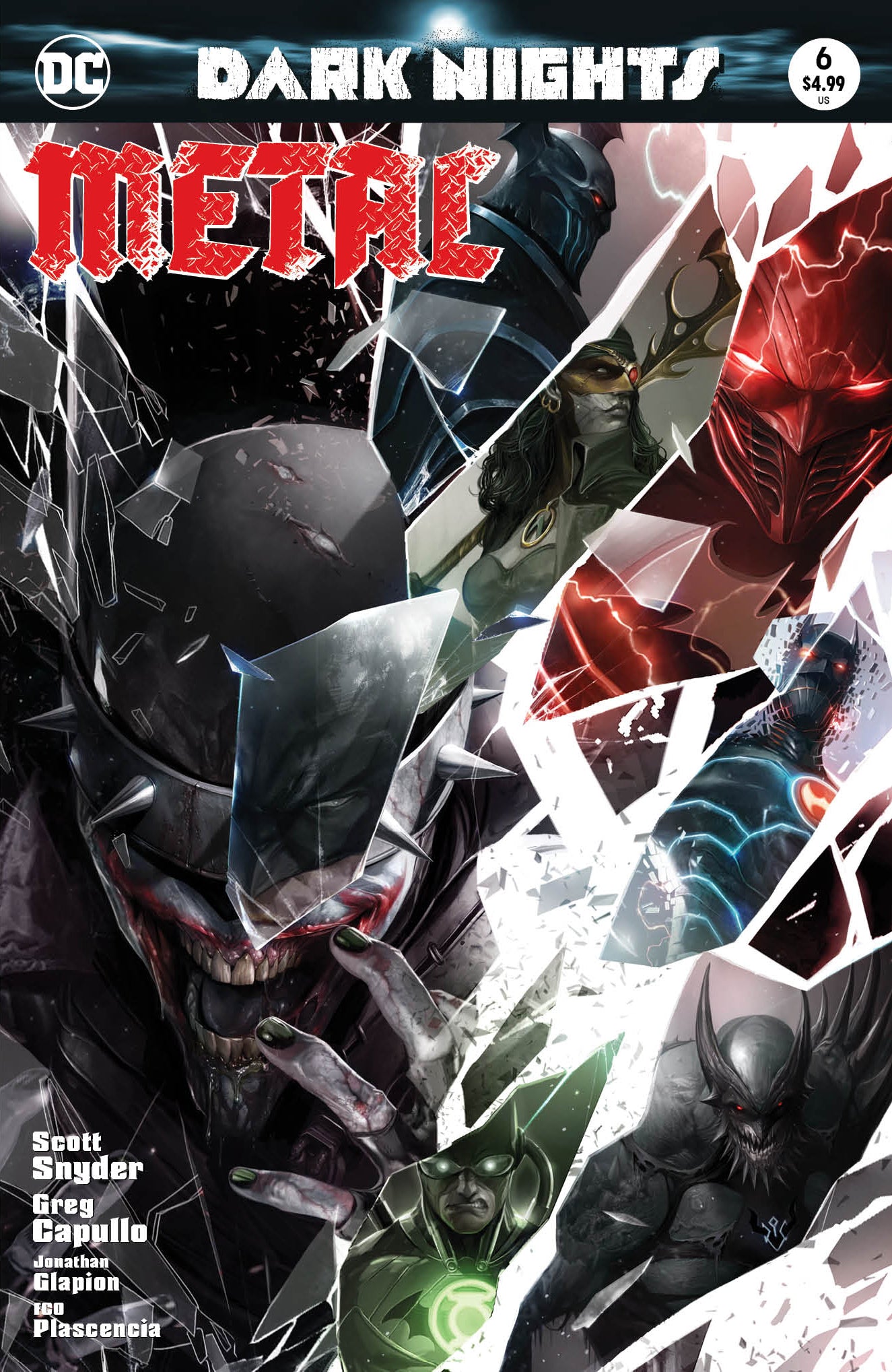 Dark Nights Metal 6 DC 2018 Francesco Mattina Variant Batman Who Laugh –  Golden Apple Comics