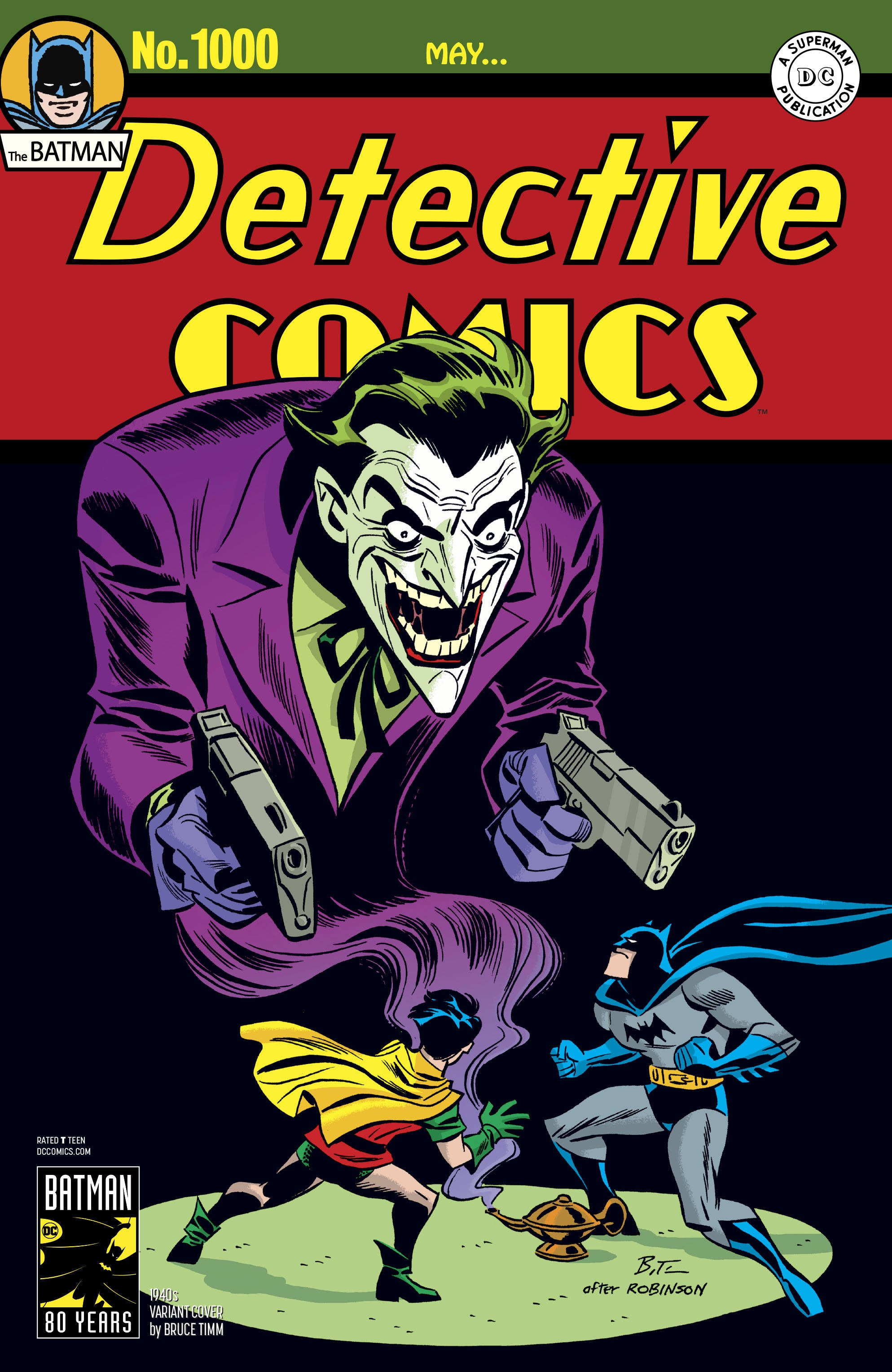 DETECTIVE Comics #1000 D Bruce Timm 1940S Variant Batman (03/27/2019) –  Golden Apple Comics