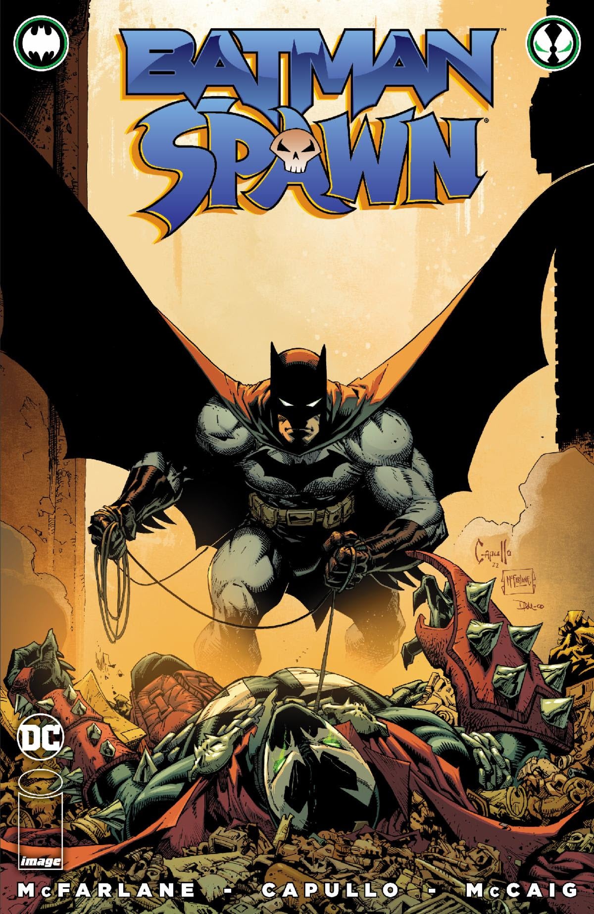 Batman Spawn #1 (One Shot) 2nd Print A Greg Capullo Todd McFarlane Var –  Golden Apple Comics
