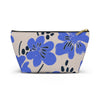 Blooming Blue Floral Pouch