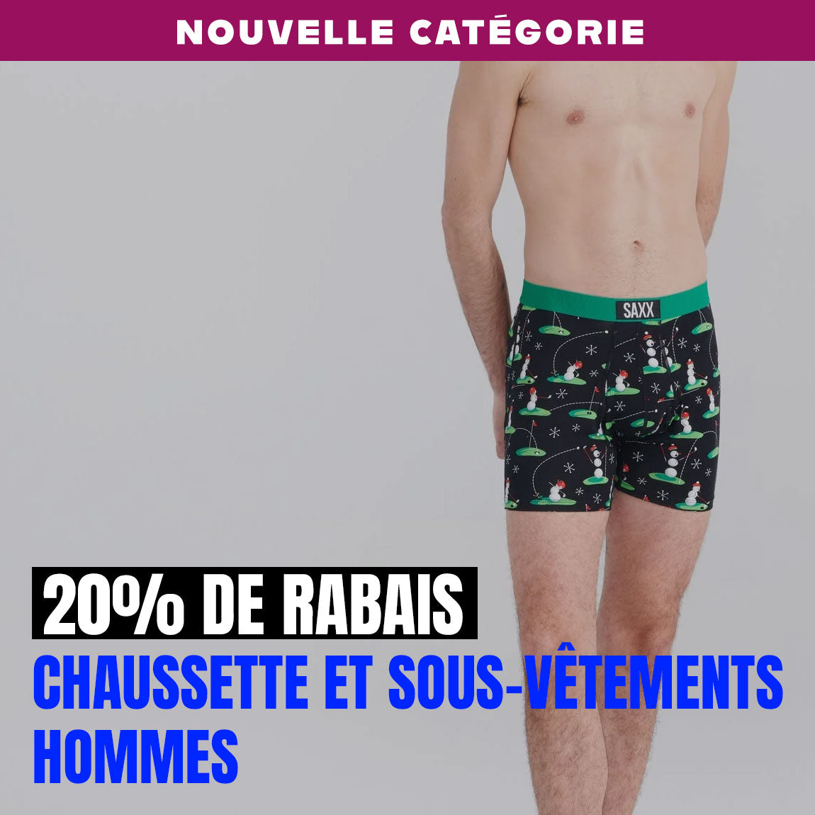 CHAUSSETTES ET SOUS-VÊTEMENTS HOMMES