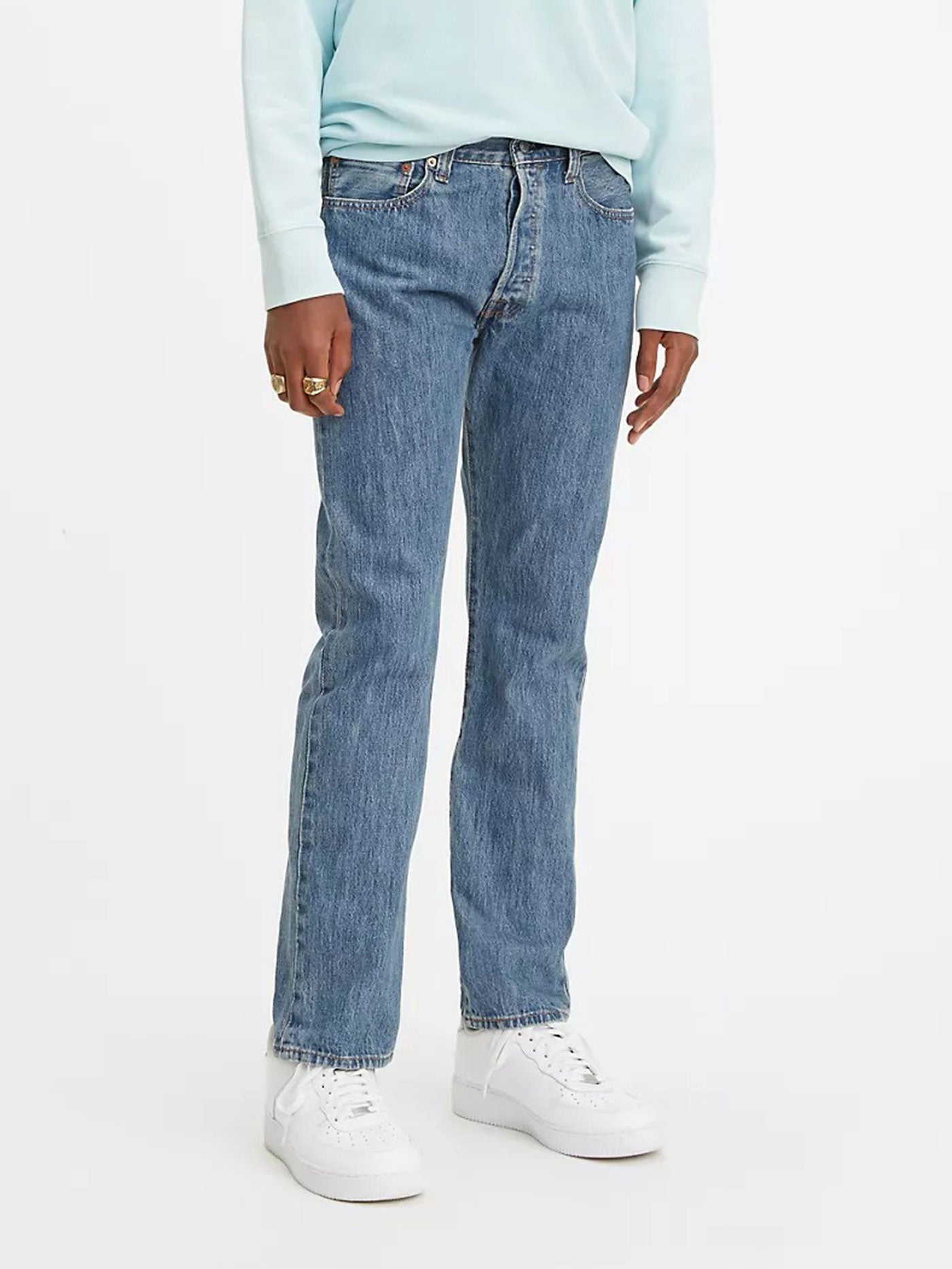 Levis 501 Original Medium Stonewash Jeans | EMPIRE