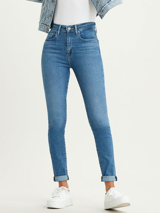 Levi's Womens Mile High Super Skinny Toronto Tears 33 30 at  Women's  Jeans store