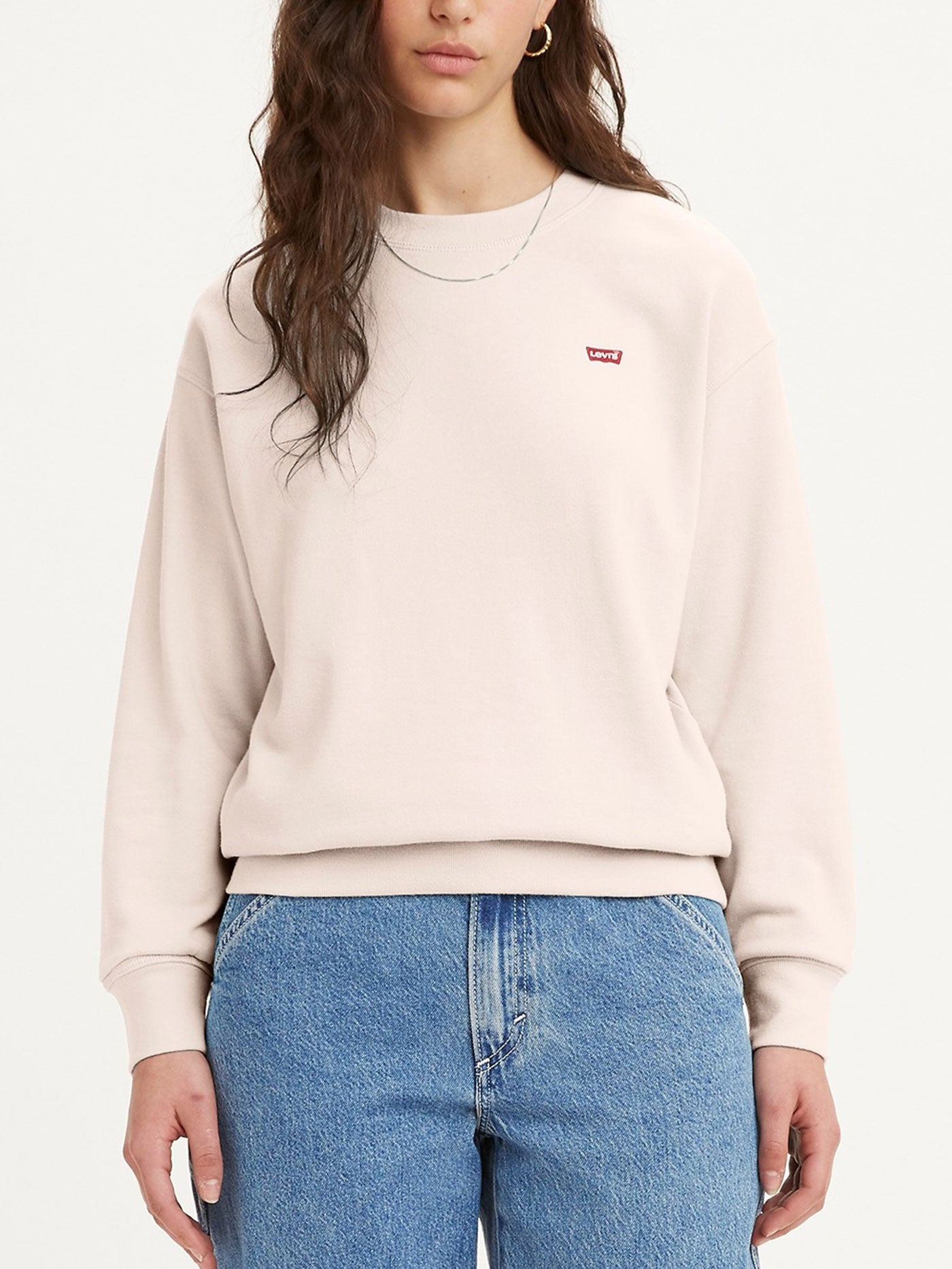 Levis Spring 2023 Standard Pearl Blush Crewneck Sweatshirt | EMPIRE