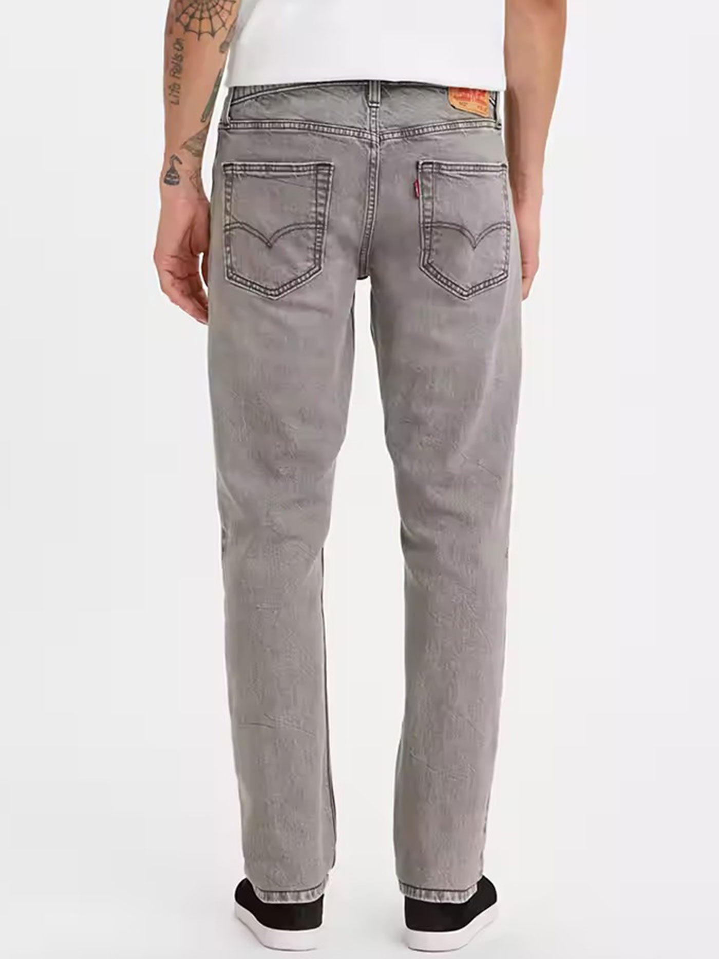 Levis 512 Slim Taper Grey Stonewash Jeans | EMPIRE