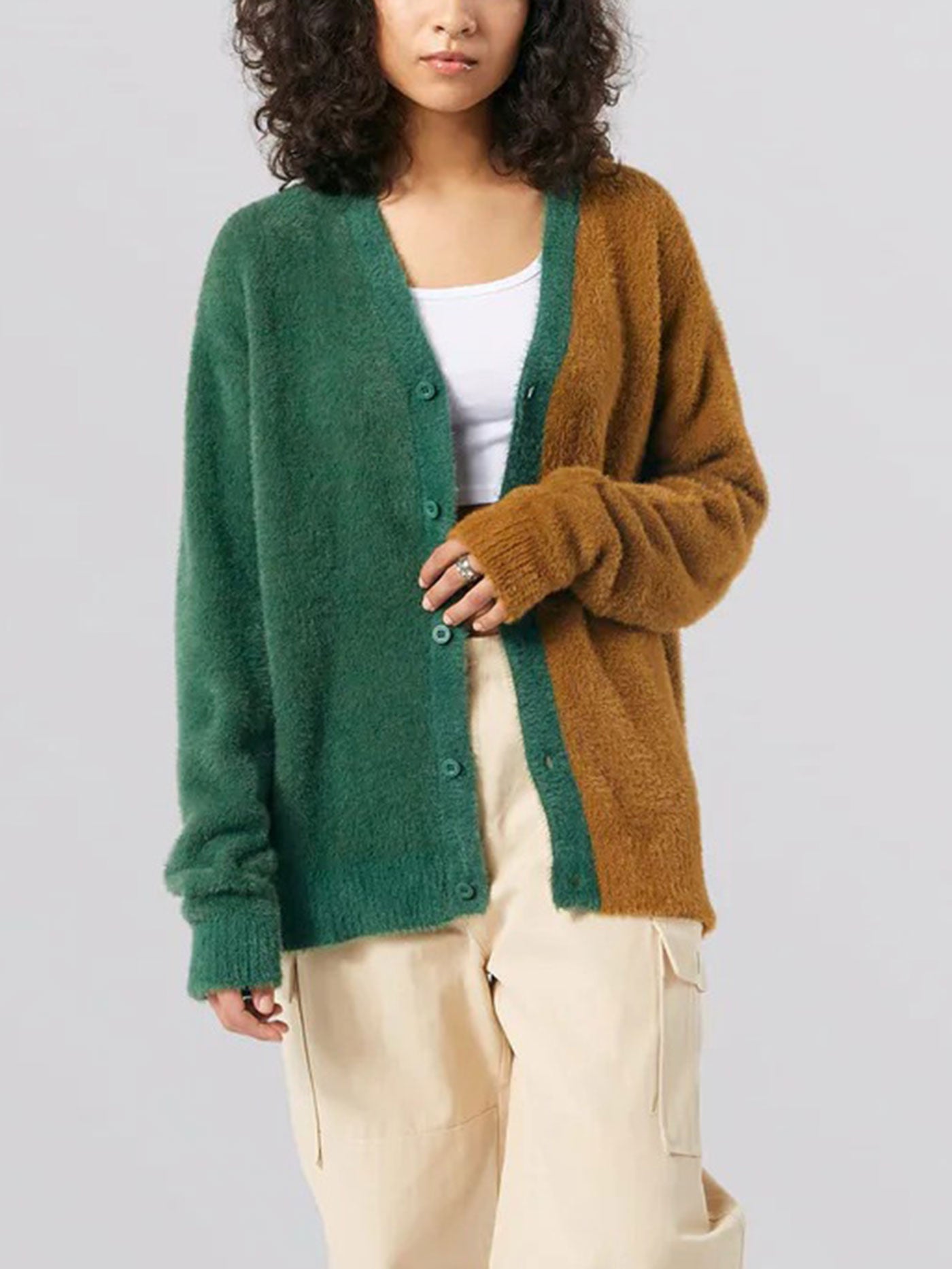 FEELS GOOD CARDIGAN HUF モヘア カーディガン