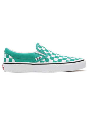 turquoise vans slip on