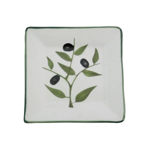 Tidbit Plate - Olive Branch - Tasteful Additions