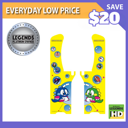 Legends Side Panel Art-Bubble Bobble<br>(LPO Member Deal) Image 1