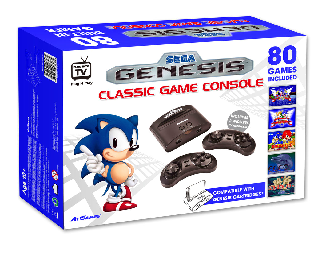 atgames sega genesis classic game console