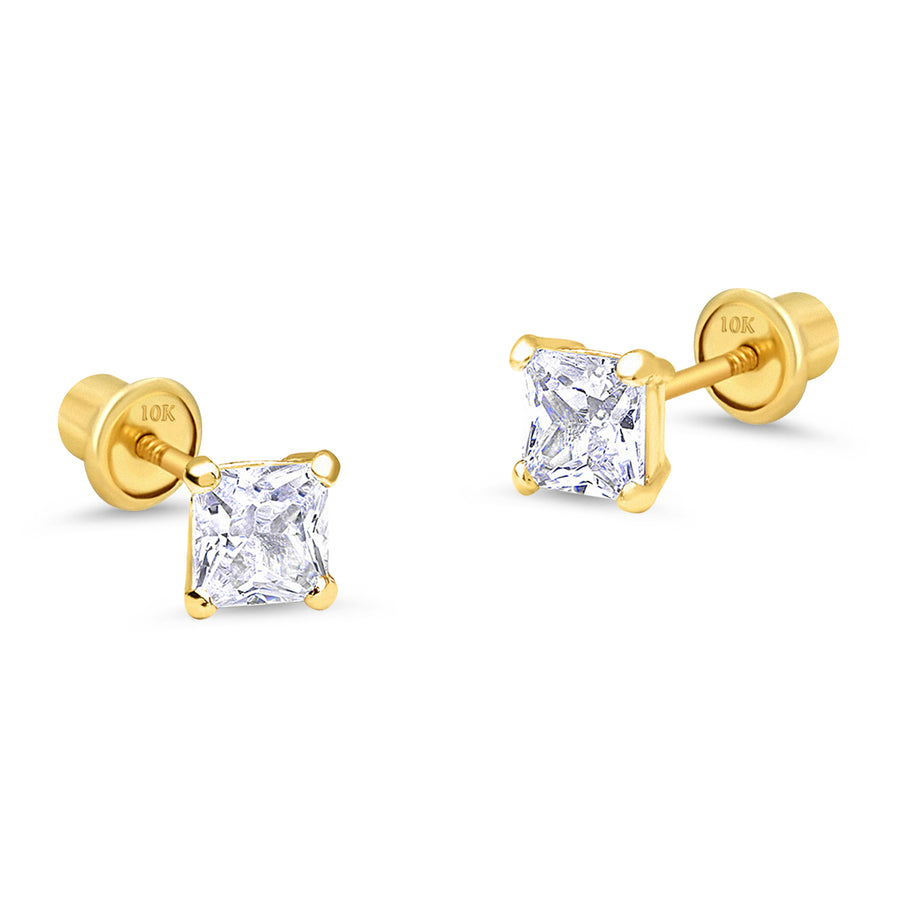 14K White Gold Earrings for Children & Babies