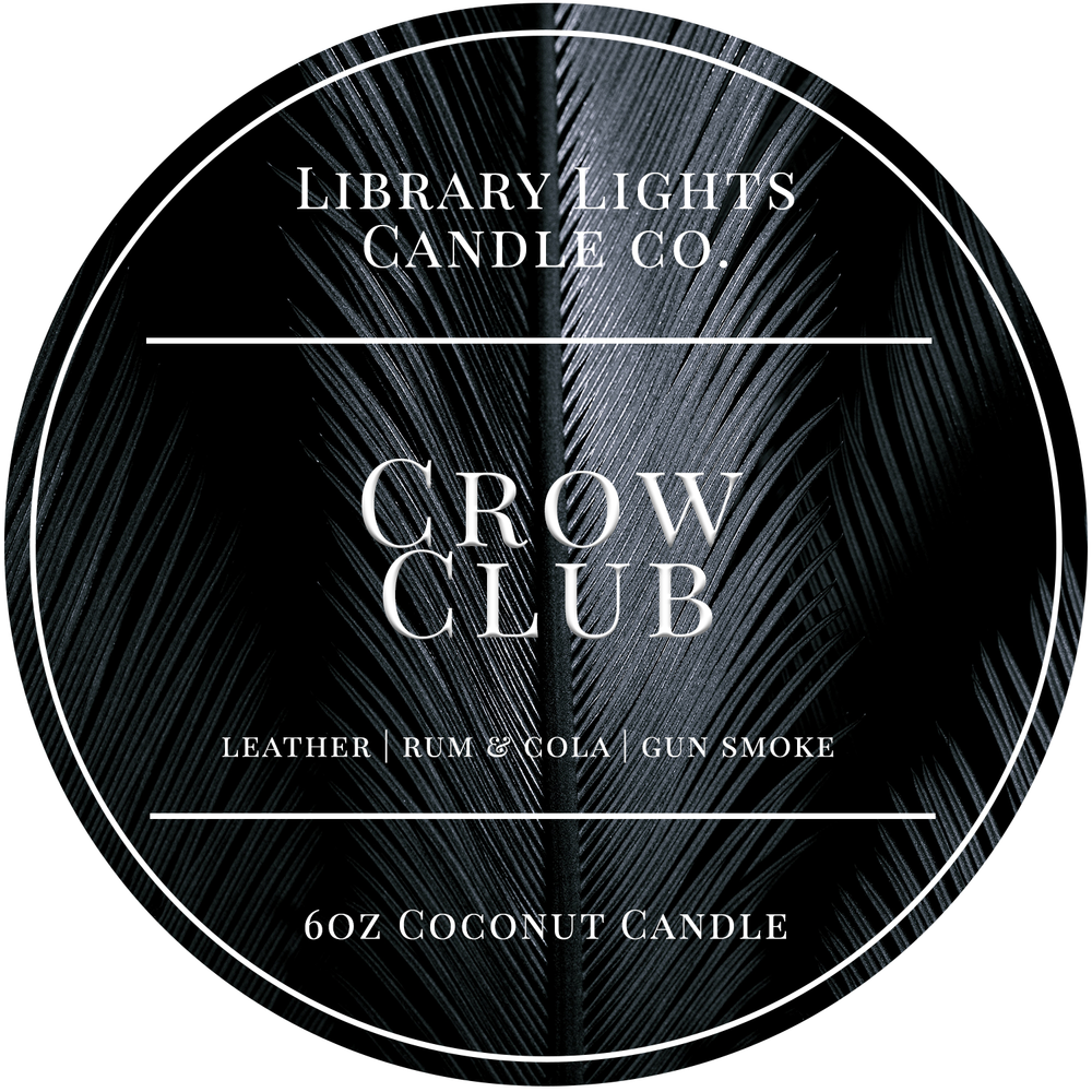 6oz Tin Candle - Crow Club – Library Lights