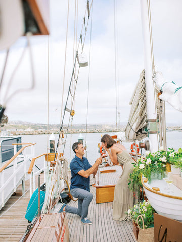 private sailboat proposal location in orange county