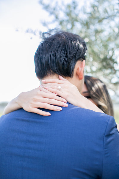 couple holding each other