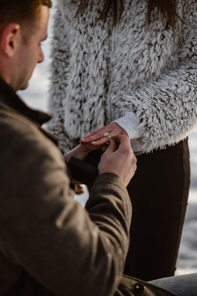 man proposing