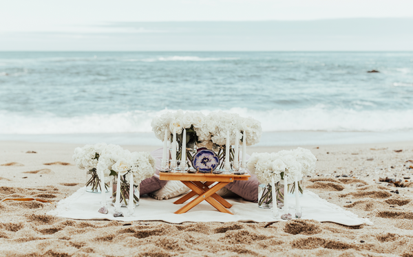 geode proposal in the sand