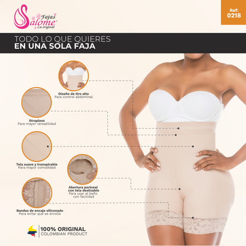 Fajas Salome 0321  Faja Colombiana Tipo Short Levanta Glúteos