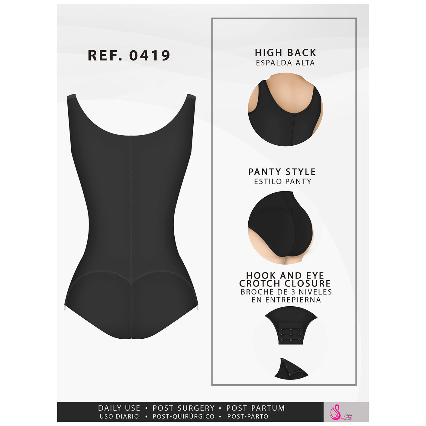 LT.ROSE 21111 Fajas Colombianas Body Reductor Short Para Mujer— Cata1og  México