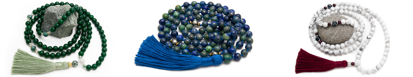 Selecting Mala Beads