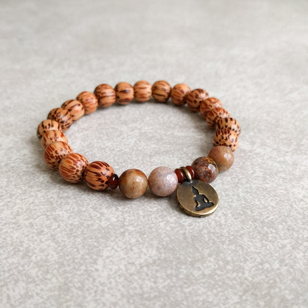 Mala Bracelets - Natural Gemstone Energy Jewelry - Shop Online - Golden ...