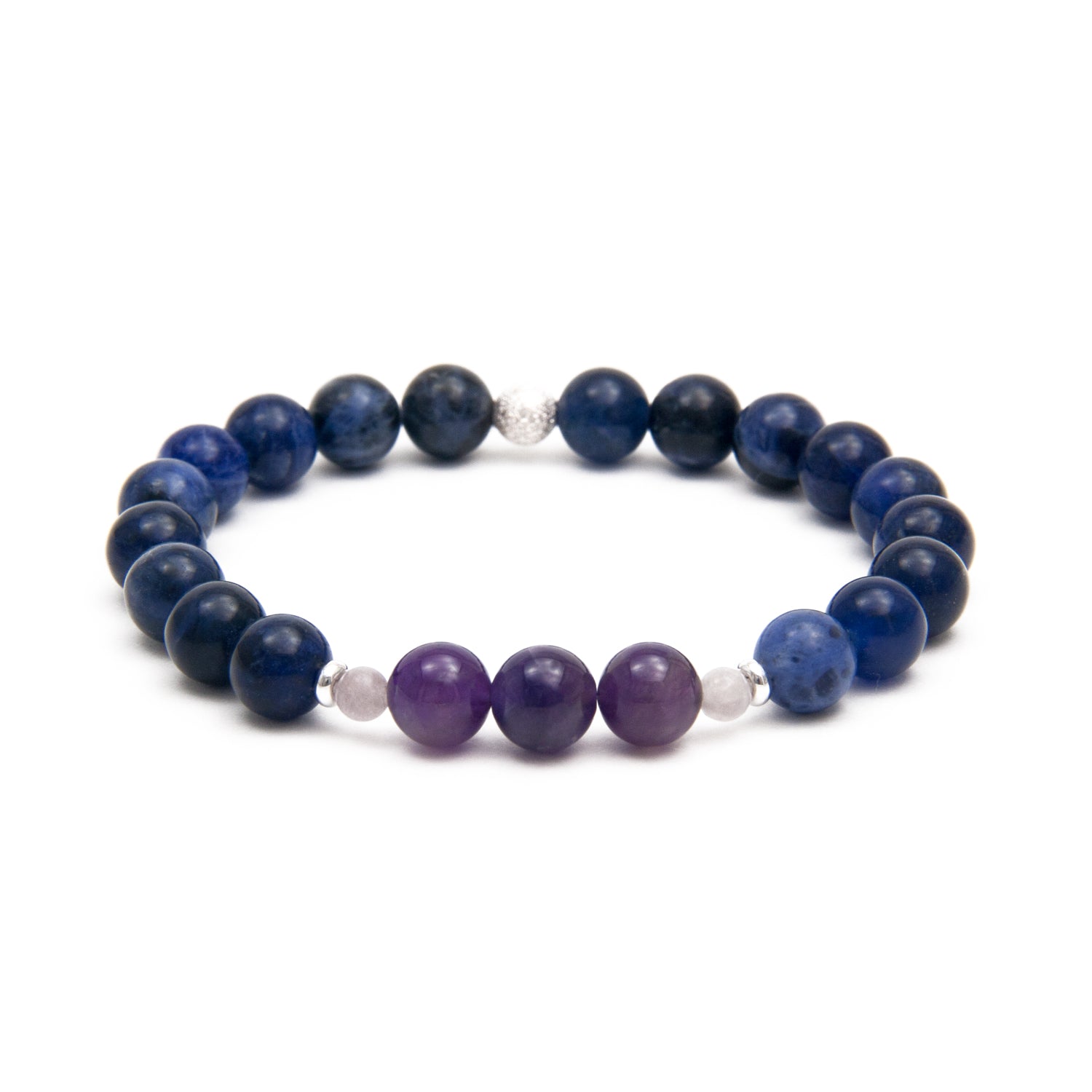 Amethyst Mala Necklaces & Bracelets - Golden Lotus Mala