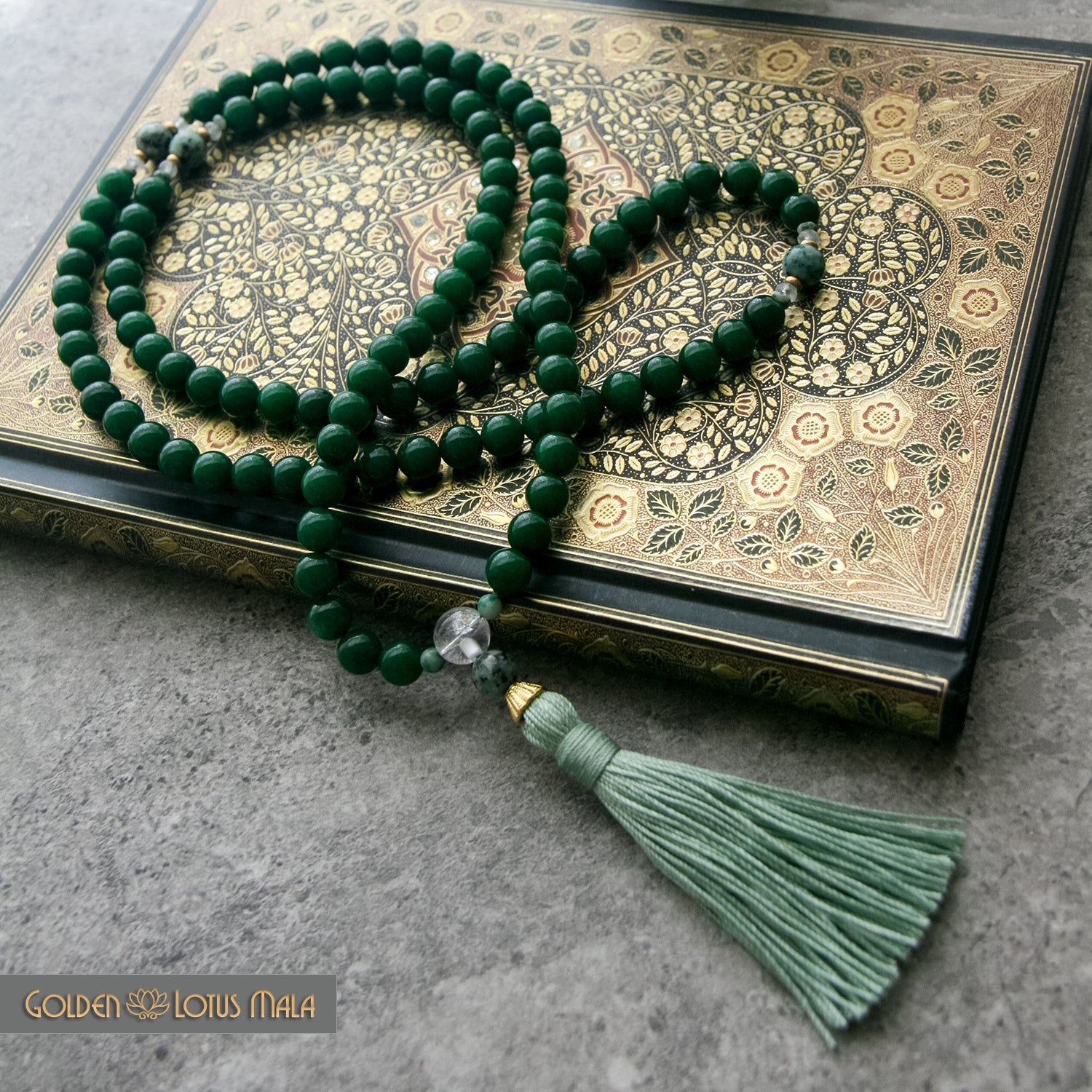 jade meditation beads