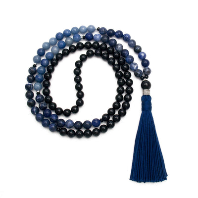 Mala Beads for Men - Meditation Gifts for Him - Golden Lotus Mala