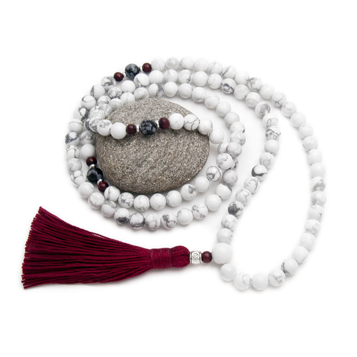 White Clay Buddha Mala 13-14mm – Beads of Paradise