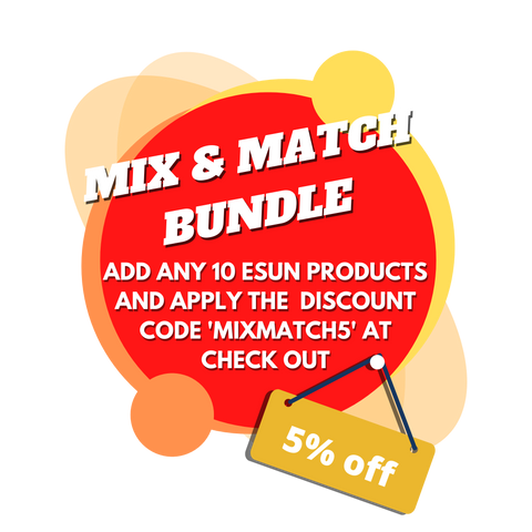 Add any 10 esun products and apply the  discount code 'mixmatch5' at check out
