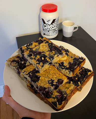 VEGAN COCONUT ICE CREAM BREAKFAST BARS