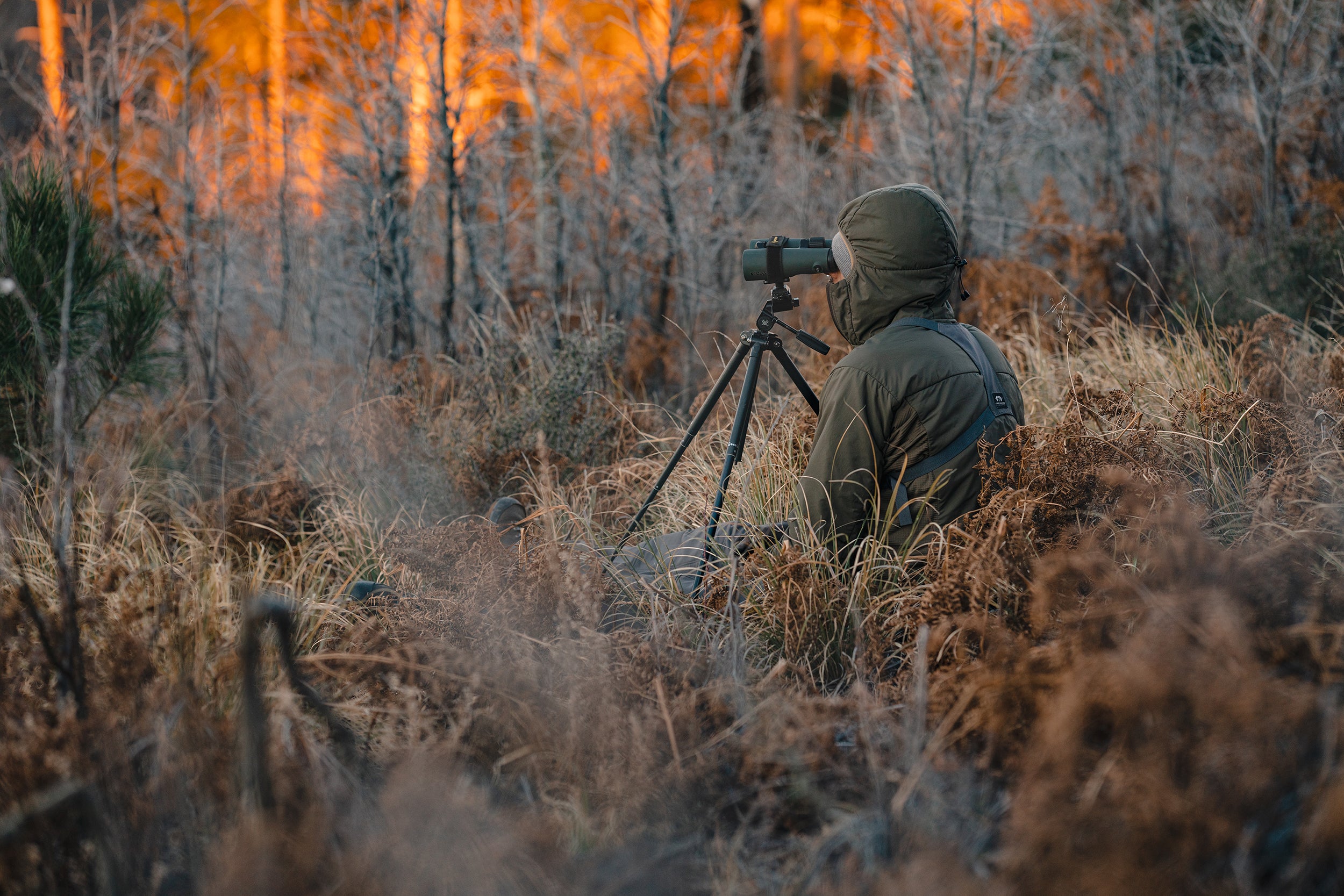 hunter glassing in active insulation jacket