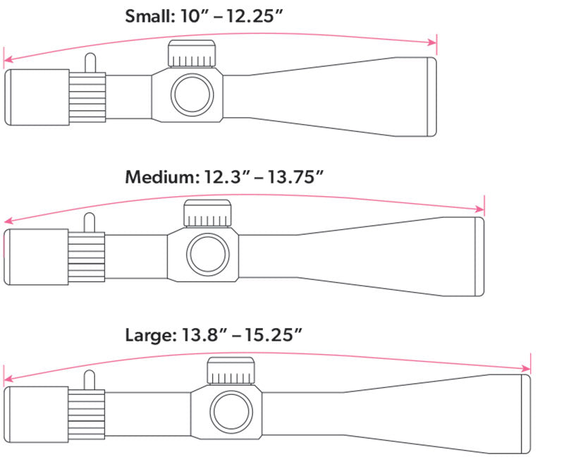 Skyline Scope Cover Sizing Chart