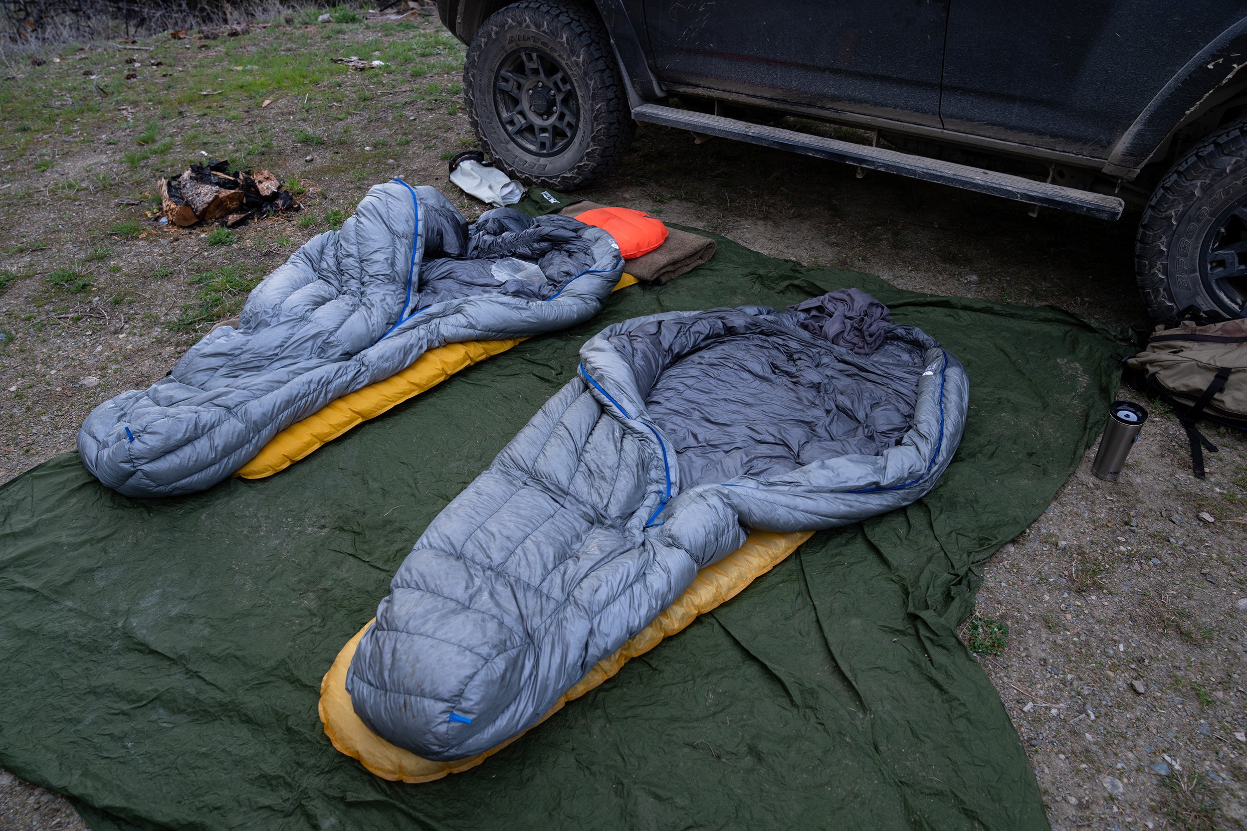 Technical sleeping bags