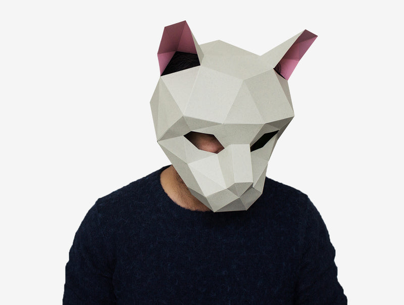 Cat Mask DIY Paper Mask Template – Lapa Studios