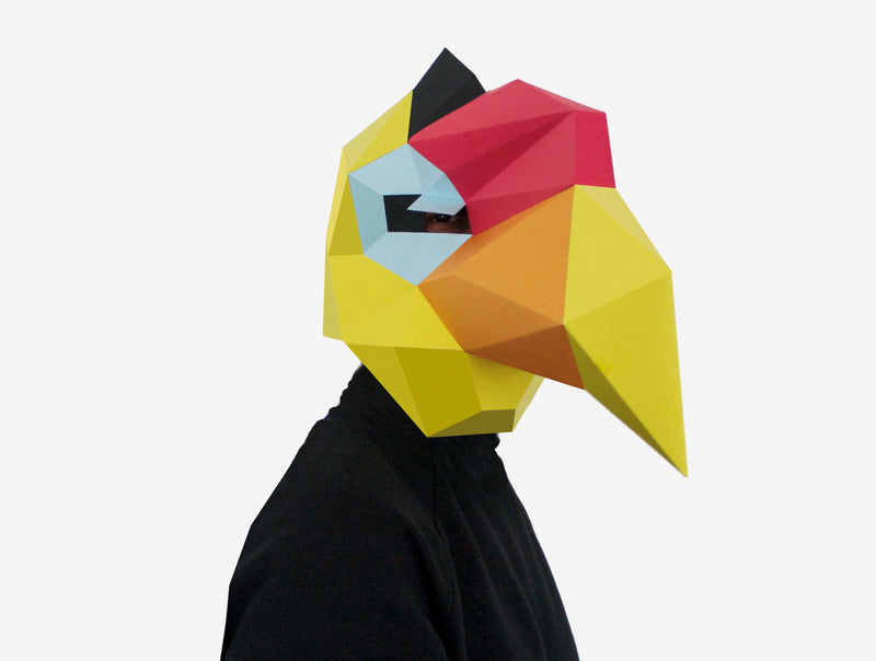 HORNBILL DIY Paper Mask Template – Lapa Studios