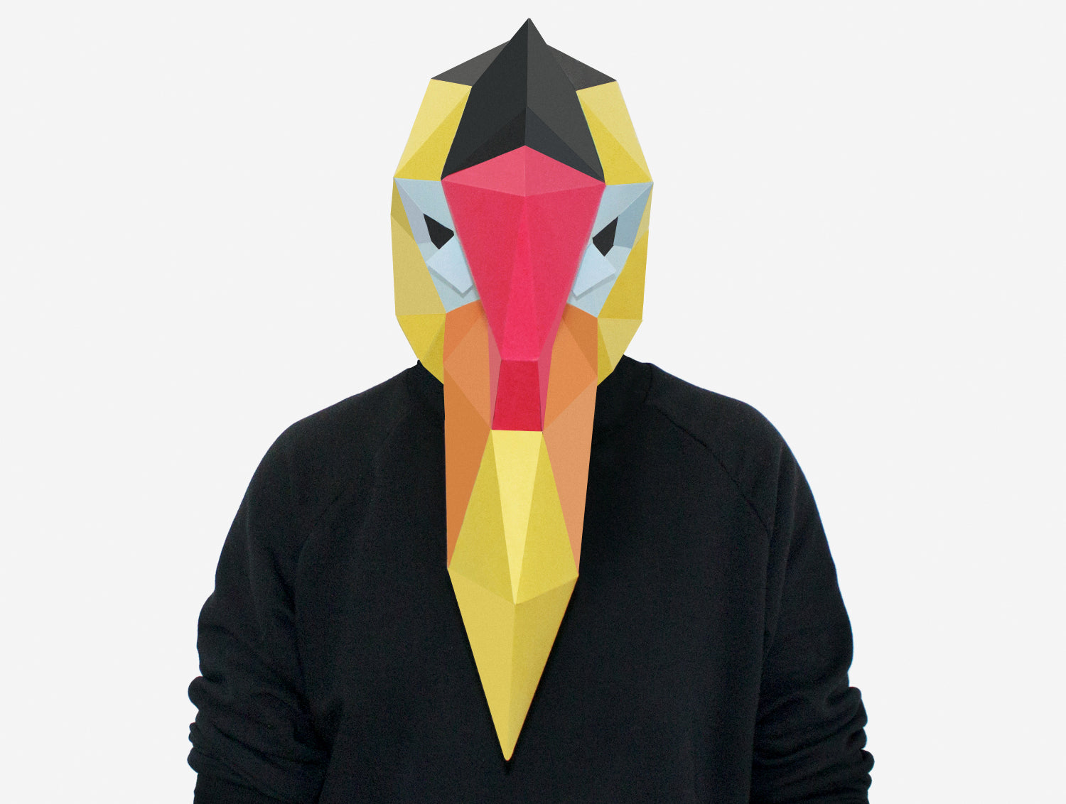 HORNBILL DIY Paper Mask Template – Lapa Studios