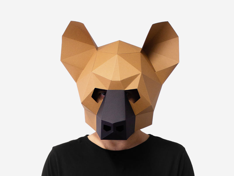 Hyena Mask Template Printable Free