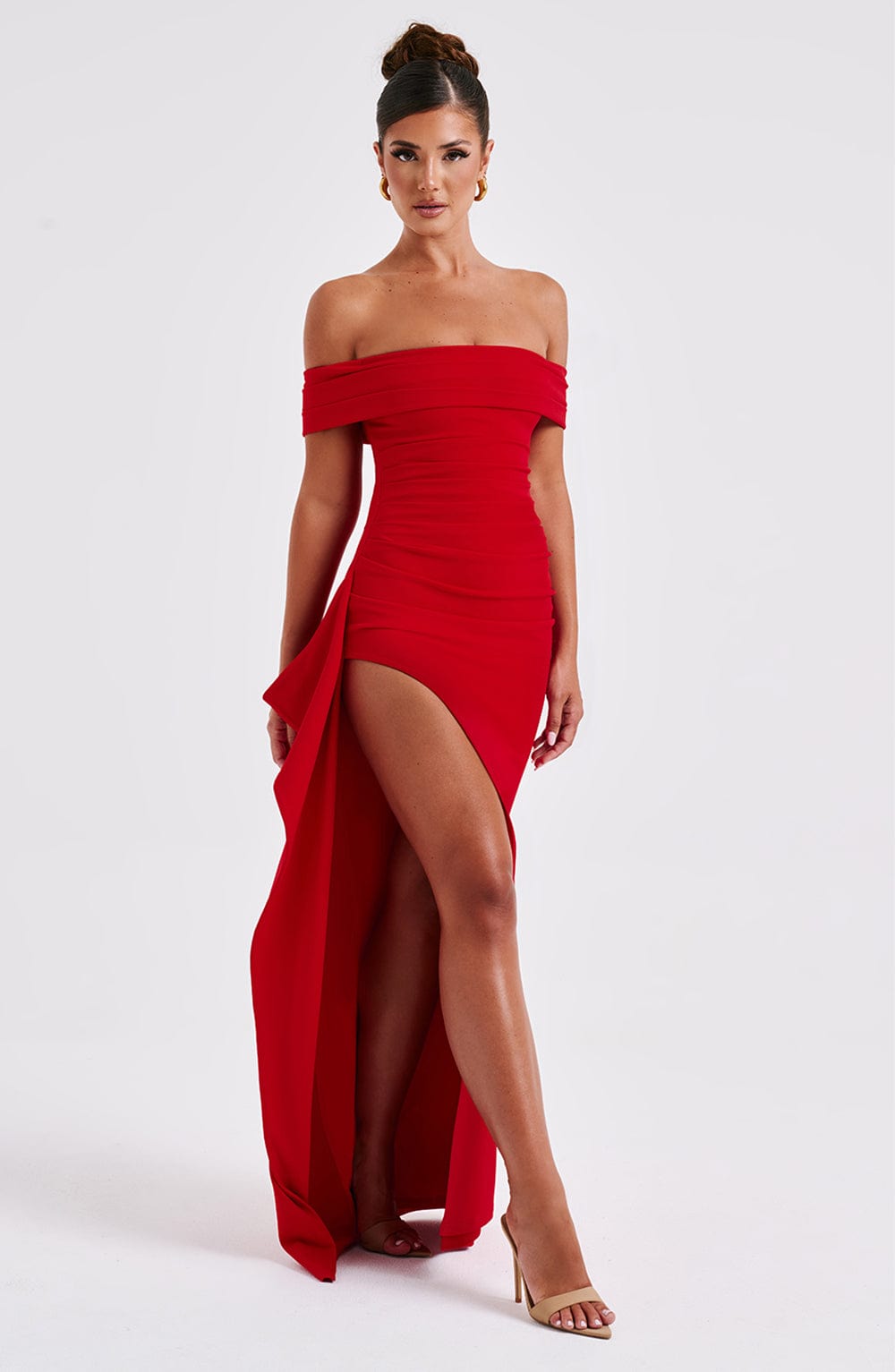 Shop Formal Dress - Joyce Maxi Dress - Red featured image