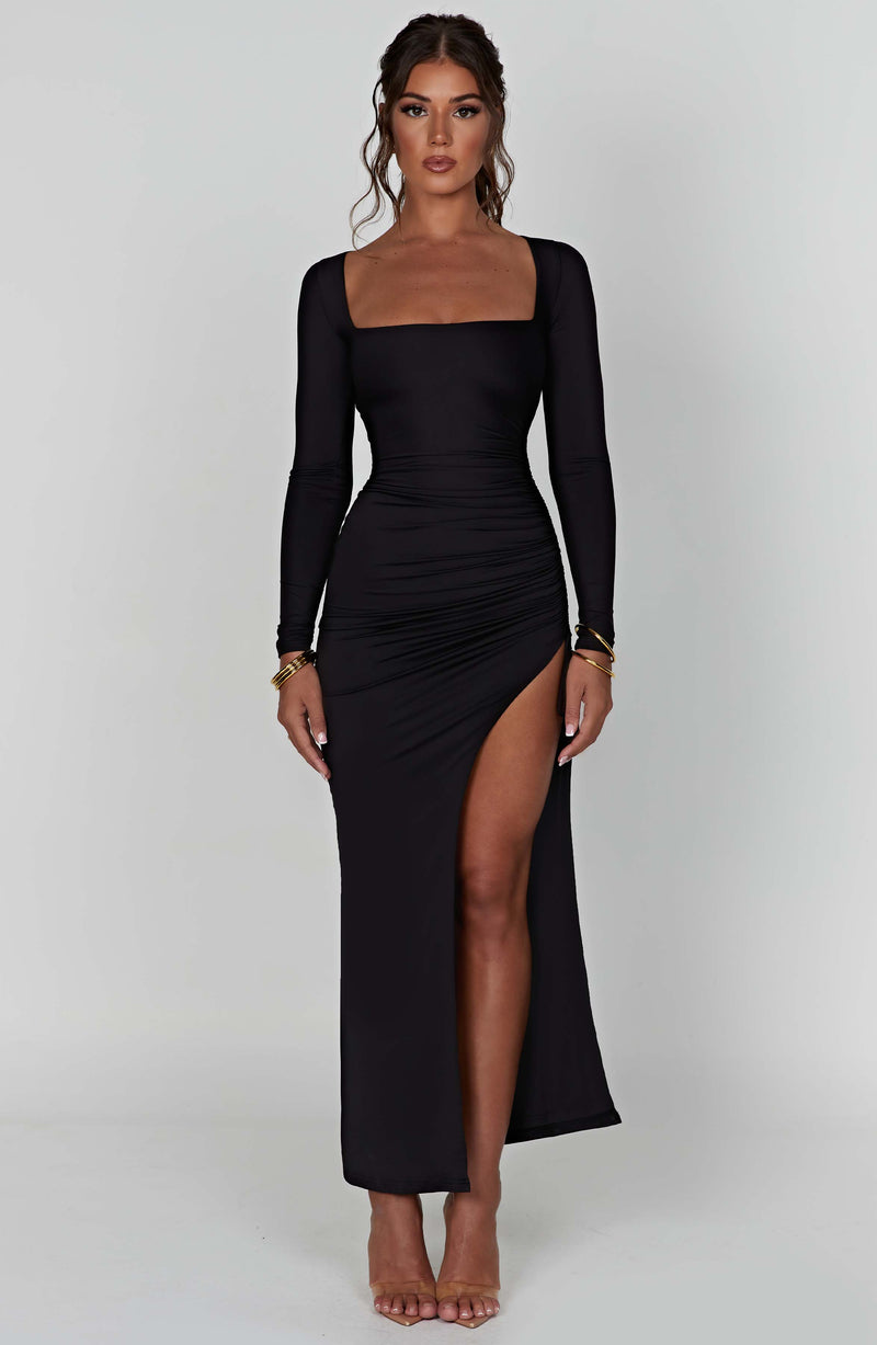 Raye Maxi Dress - Black – Babyboo Fashion