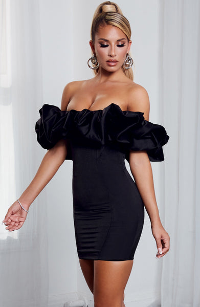 Allie Mini Dress - Black – Babyboo Fashion