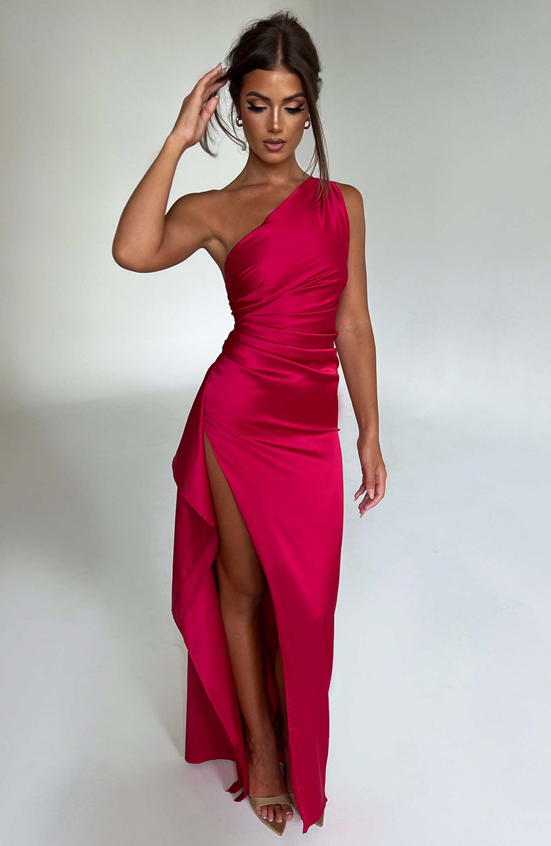 Ariel Maxi Dress - Red – Babyboo Fashion