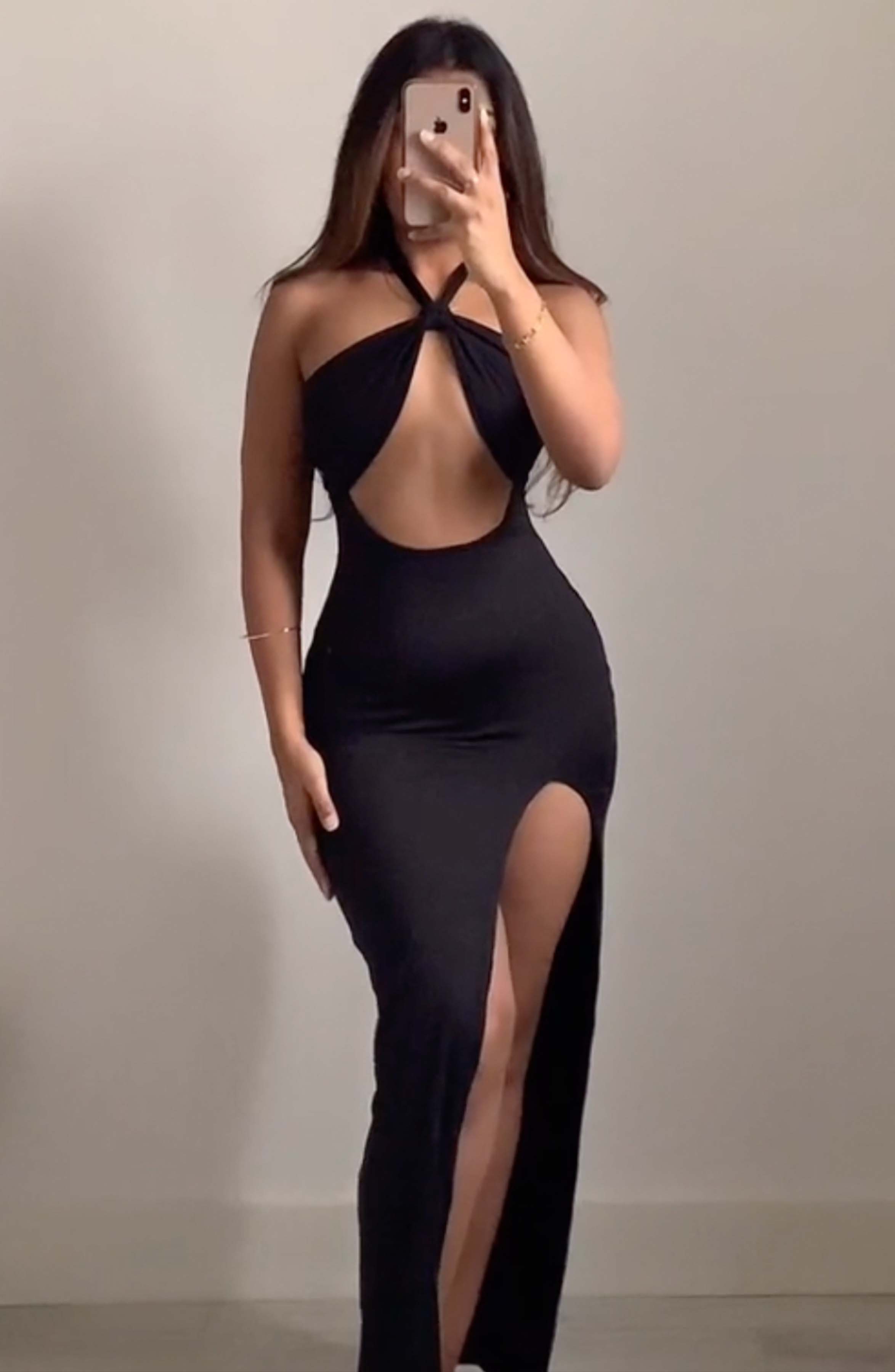 Destiny Maxi Dress - Black Dresses XS Babyboo Fashion Premium Exclusive Design