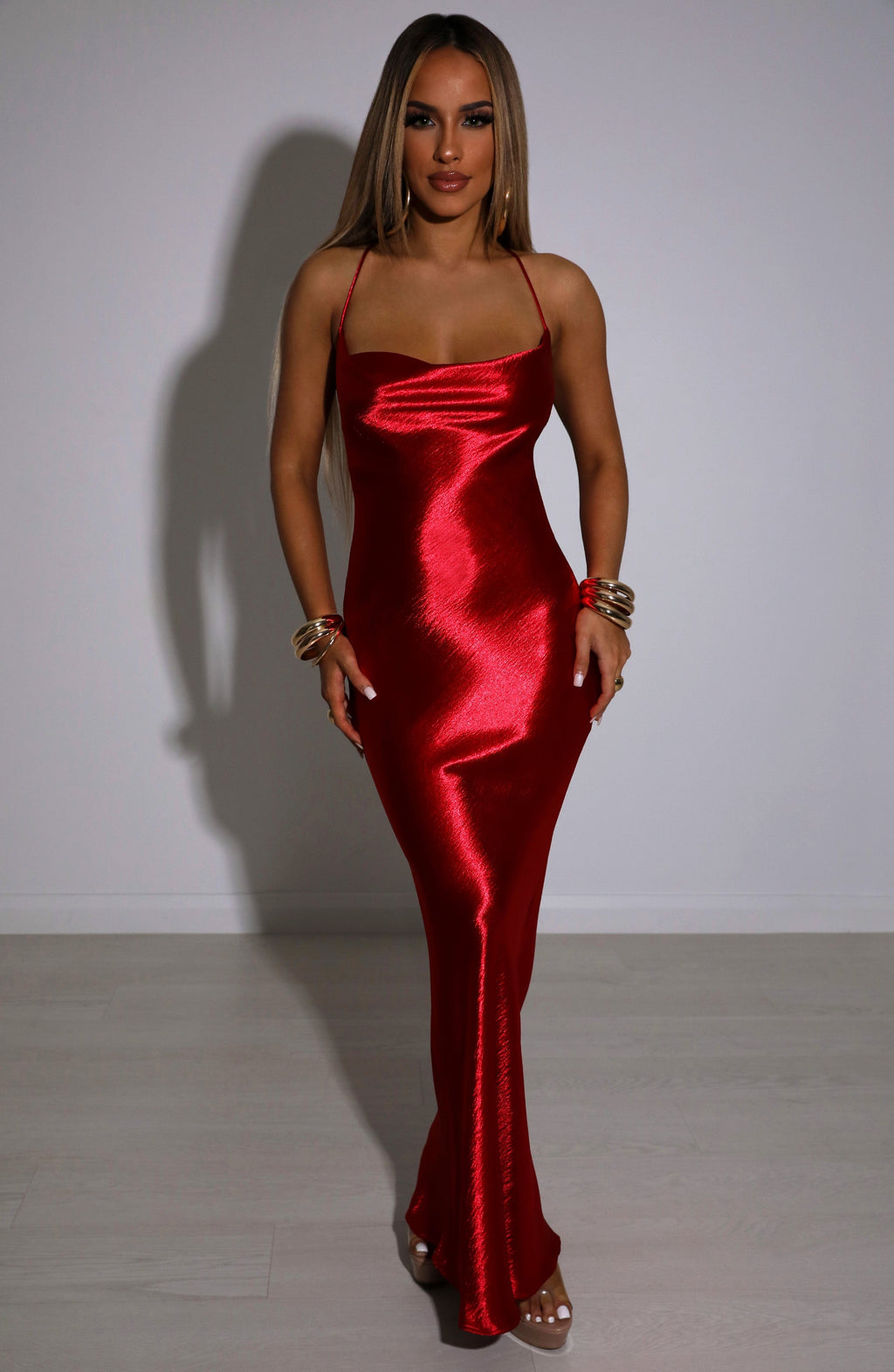 Leilani Maxi Dress - Red – Babyboo Fashion