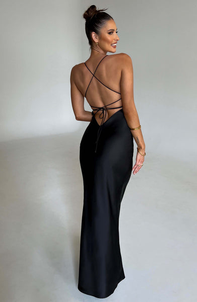 Malika Maxi Dress - Black – Babyboo Fashion