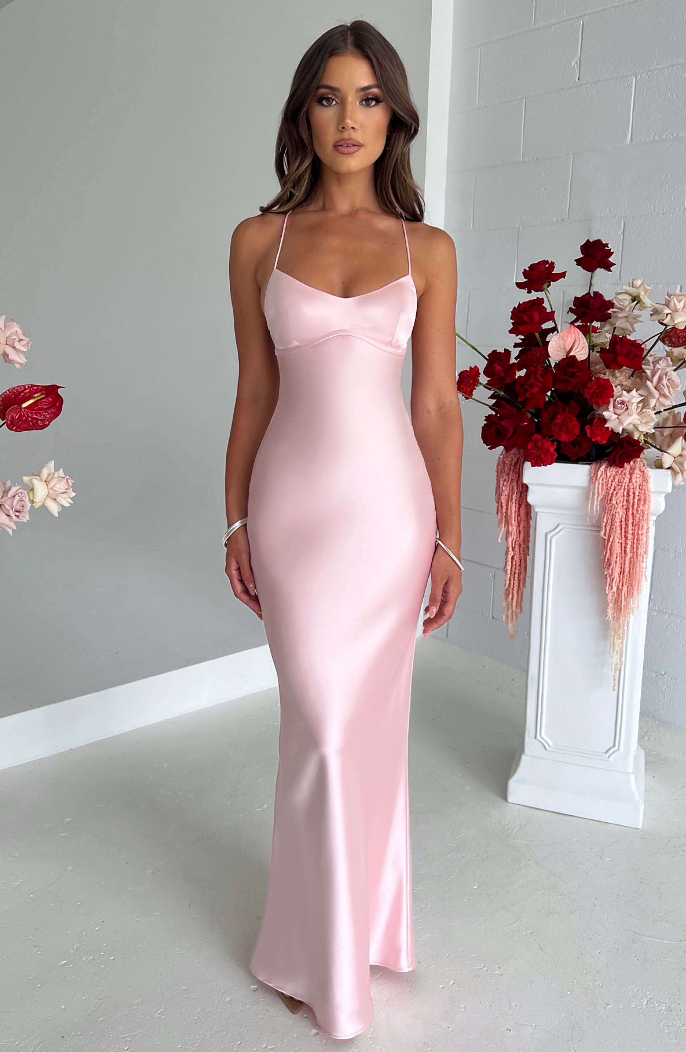 Shop Formal Dress - Malika Maxi Dress - Blush featured image