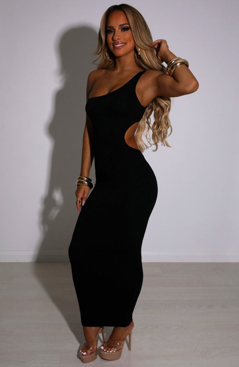 Rebecca Maxi Dress - Black – Babyboo Fashion