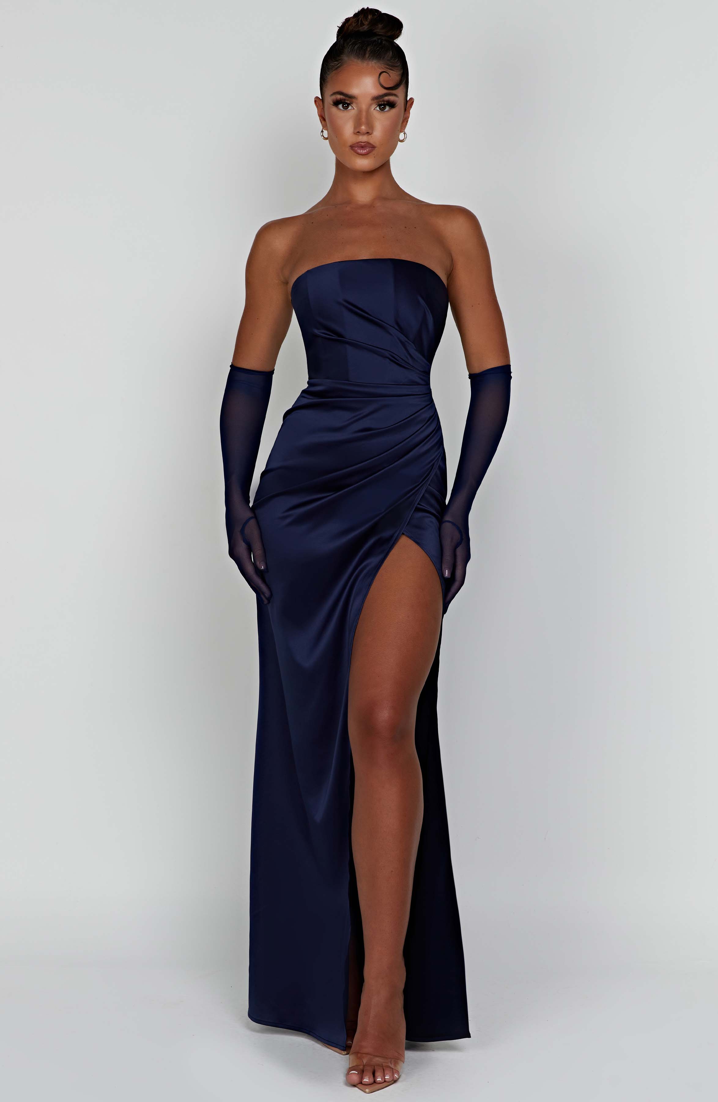 Athena Maxi Dress - Navy – BABYBOO