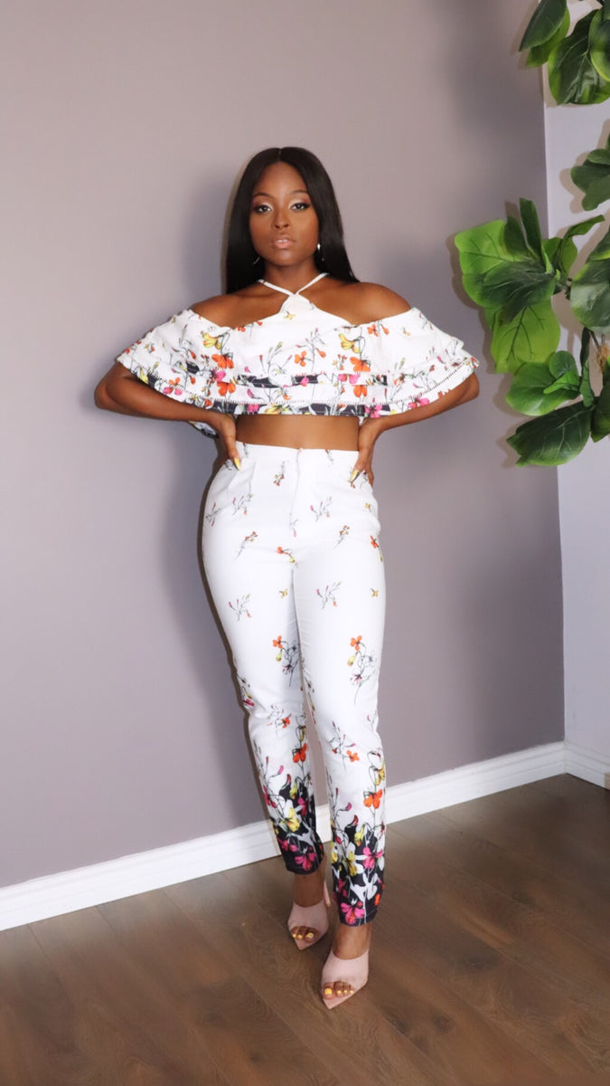 TAMIA FLORAL SET (PANT) – LauriEva