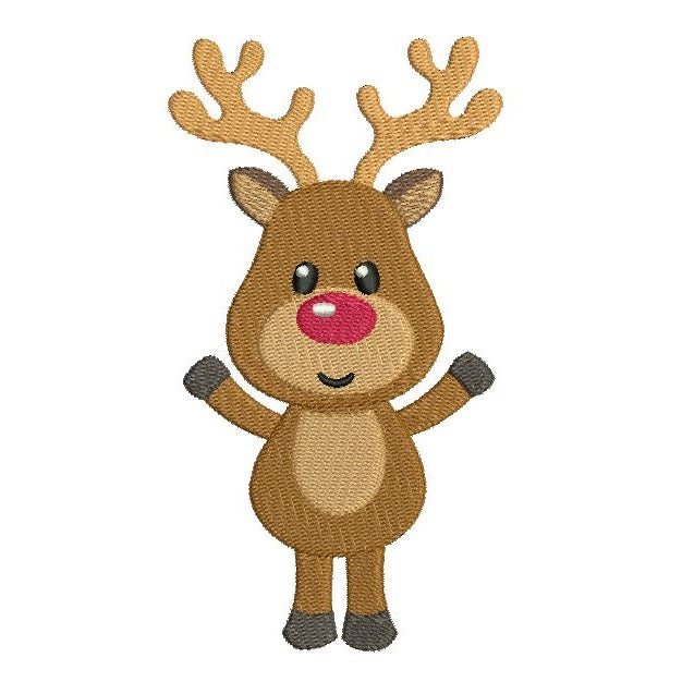 Download Christmas Reindeer Machine Embroidery Design | Rosieday ...